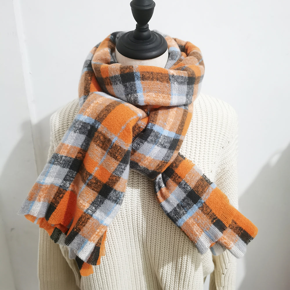 Fall Plaid Scarf (6 Colors)