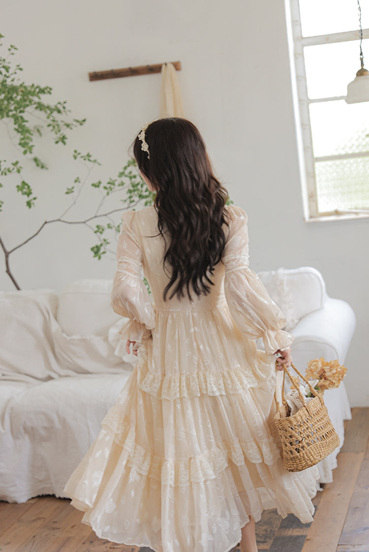 Ethereal Dreams Midi Dress (White)