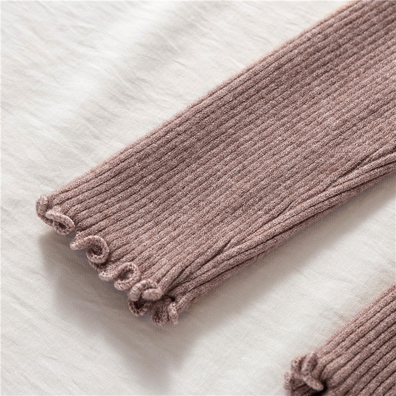Basic Frilly Mock Neck Sweater (9 Colors)