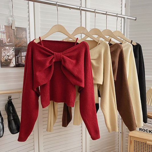Bow Front Sweater (8 Colors)