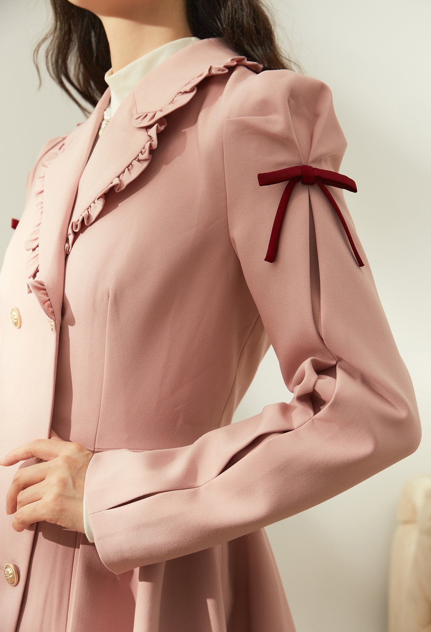 Miss Chic Blazer Dress (Pink)