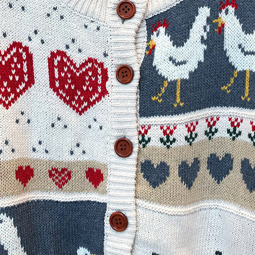 Apple Picking Cardigan (Off White)