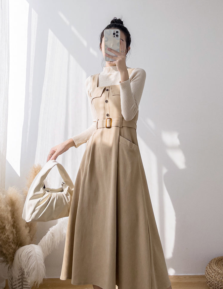 Boba Tea Midi Dress (3 Colors)