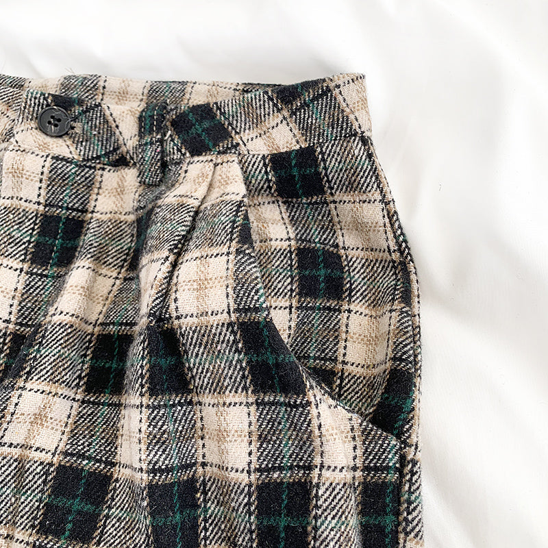 Fall Checkered Plaid Pants (2 Colors)