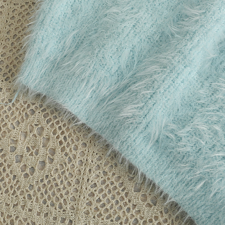 Cropped Fuzzy Sweater (8 Colors)