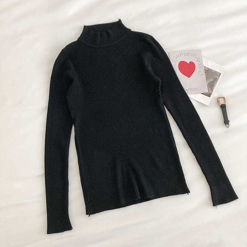 Basic Mock Neck Sweater (14 Colors)