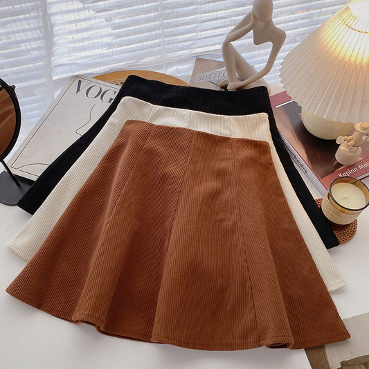Corduroy Twirl Skirt (3 Colors)