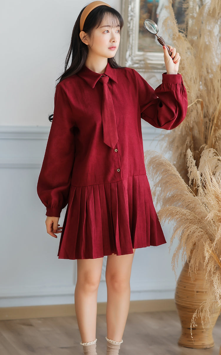 Prep School Vest & Dress Set (3 Colors)
