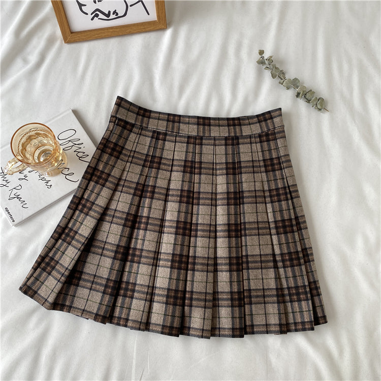 Multi Plaid Tennis Skirt (5 Colors)
