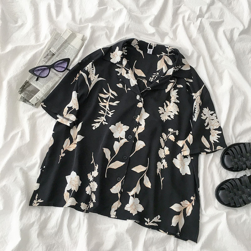 Botanical Plant Button Up Shirt (2 Colors)