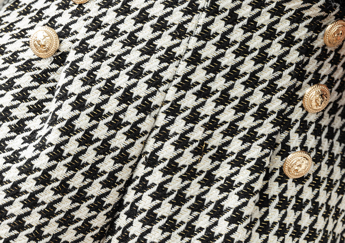 Houndstooth Tweed Shorts (3 Colors)