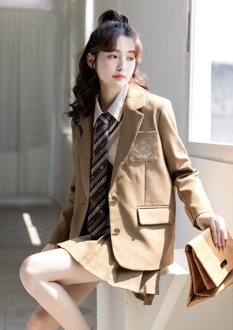 Varsity Prep Blazer (Khaki)