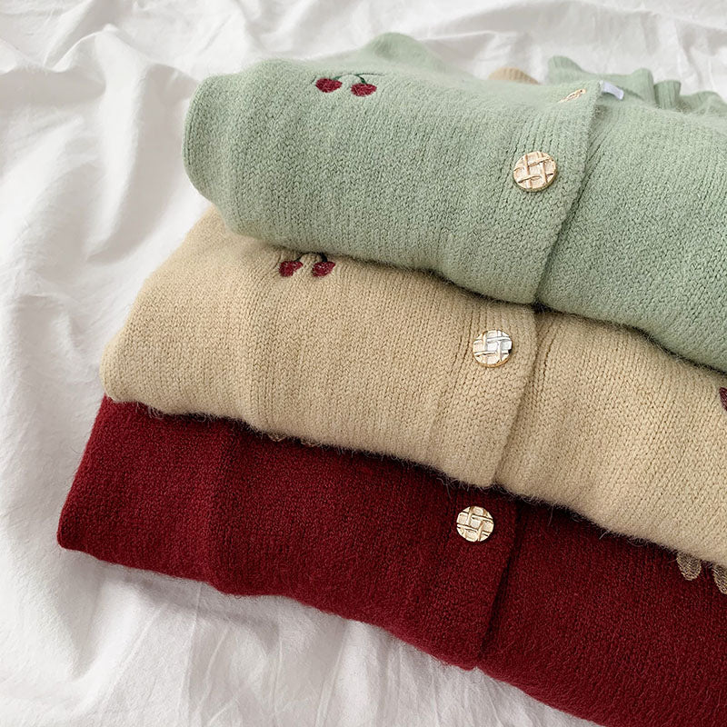 Cherry Cardigan (3 Colors)