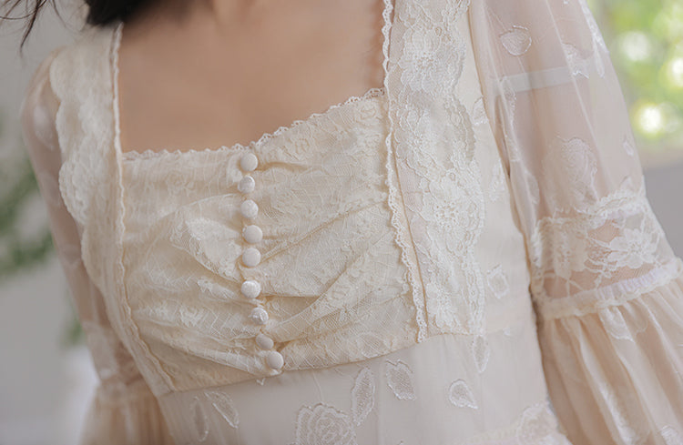 Ethereal Dreams Midi Dress (White)