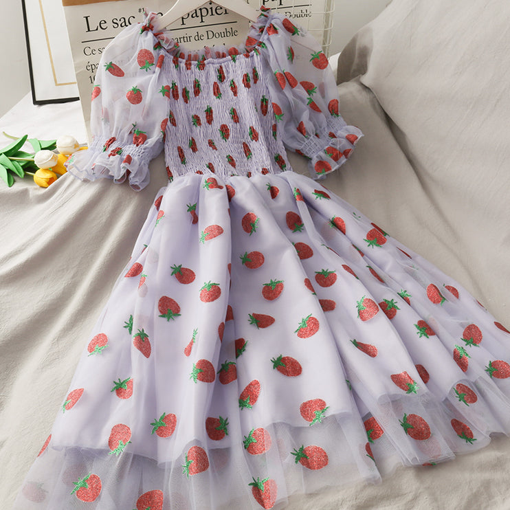 Strawberry Dress (4 Colors)