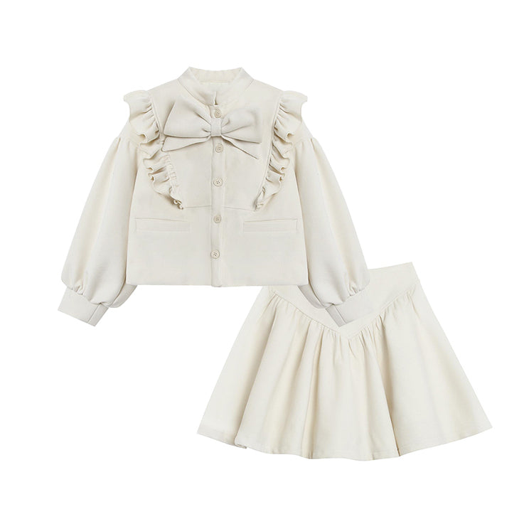 Snow Puff Jacket / Skirt (White)