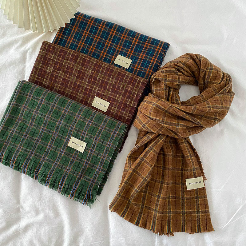 Cozy Fall Plaid Scarf (4 Colors)