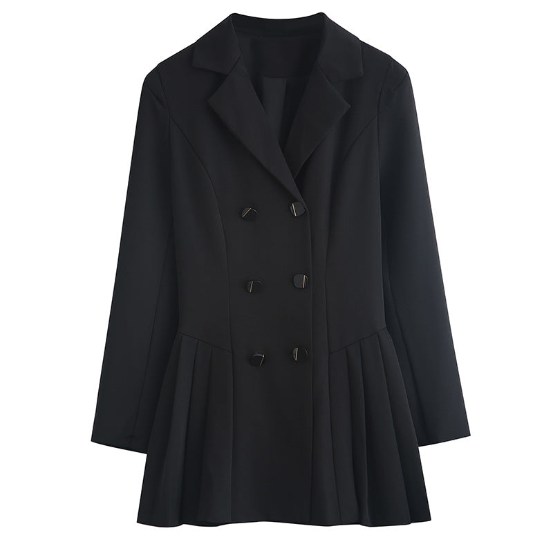 Chic Days Mini Blazer Dress (Black)