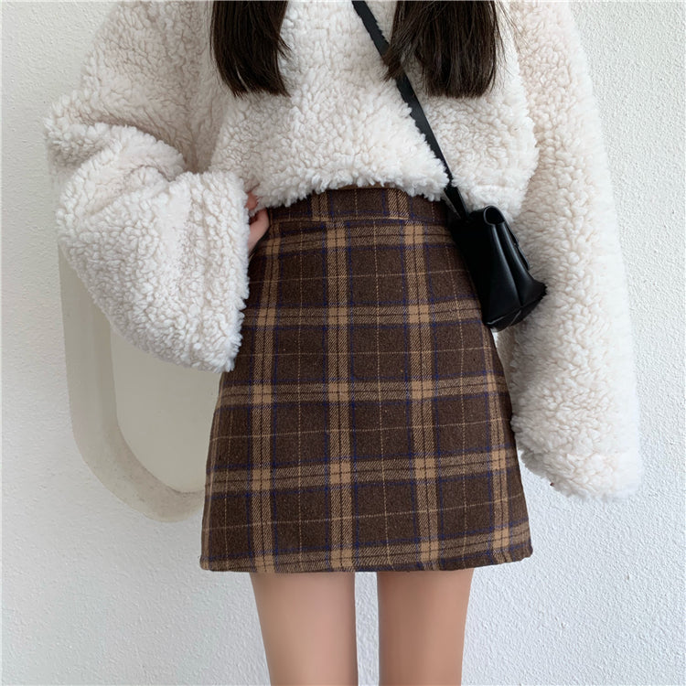 Oxford Plaid Mini Skirt (2 Colors)