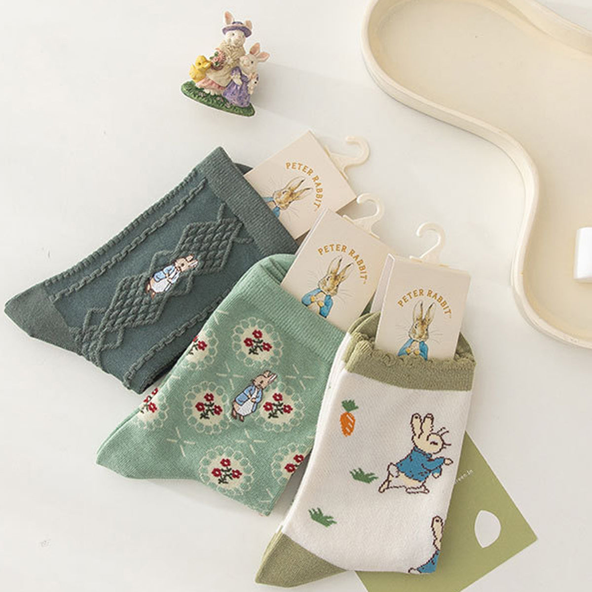 Peter Rabbit Sock Set (Green)