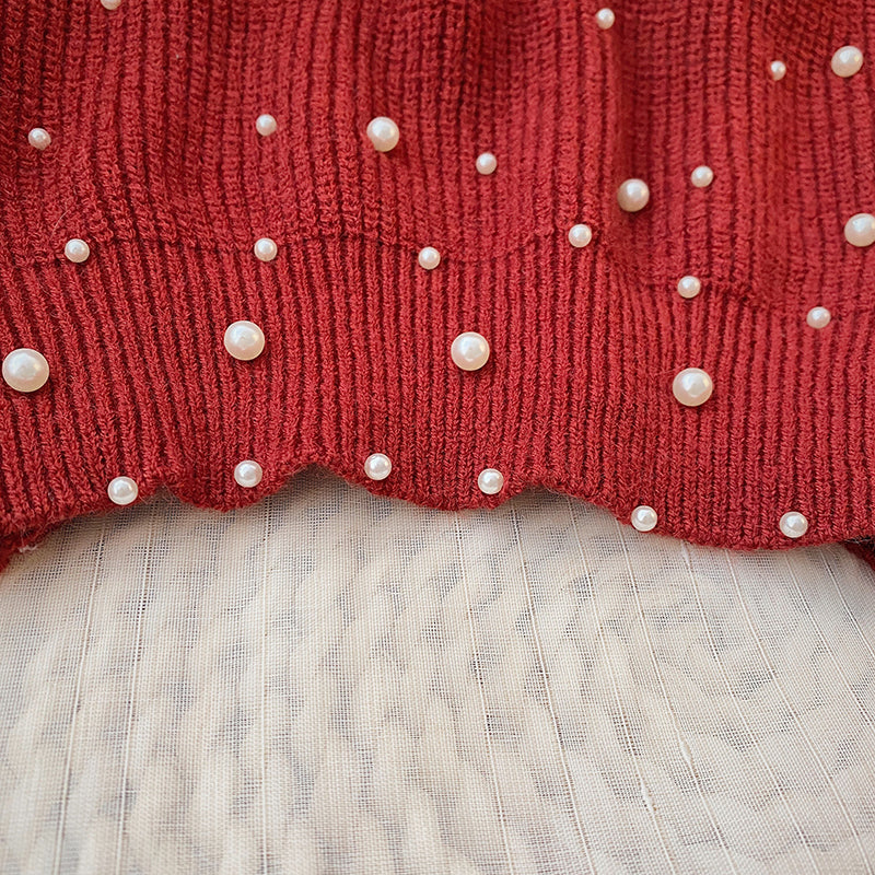 Pearl Cropped Sweater (3 Colors)
