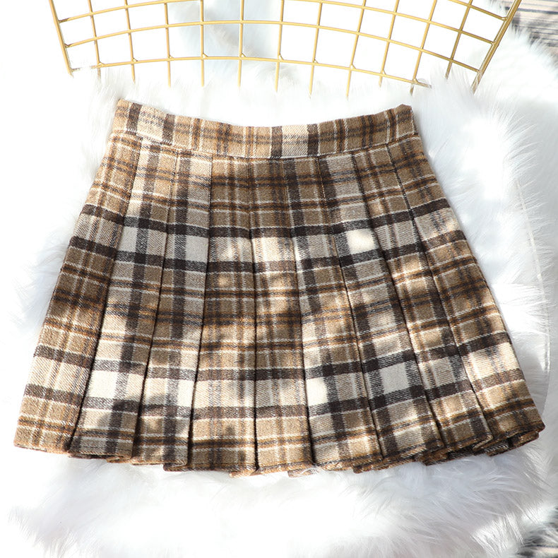 Rustic Plaid Tennis Skirt (5 Colors)