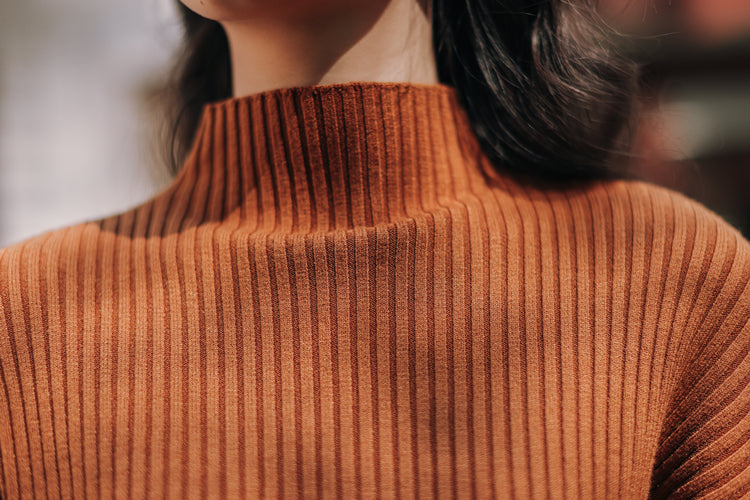 Pumpkin Spice Sweater & Skirt Set (Orange)
