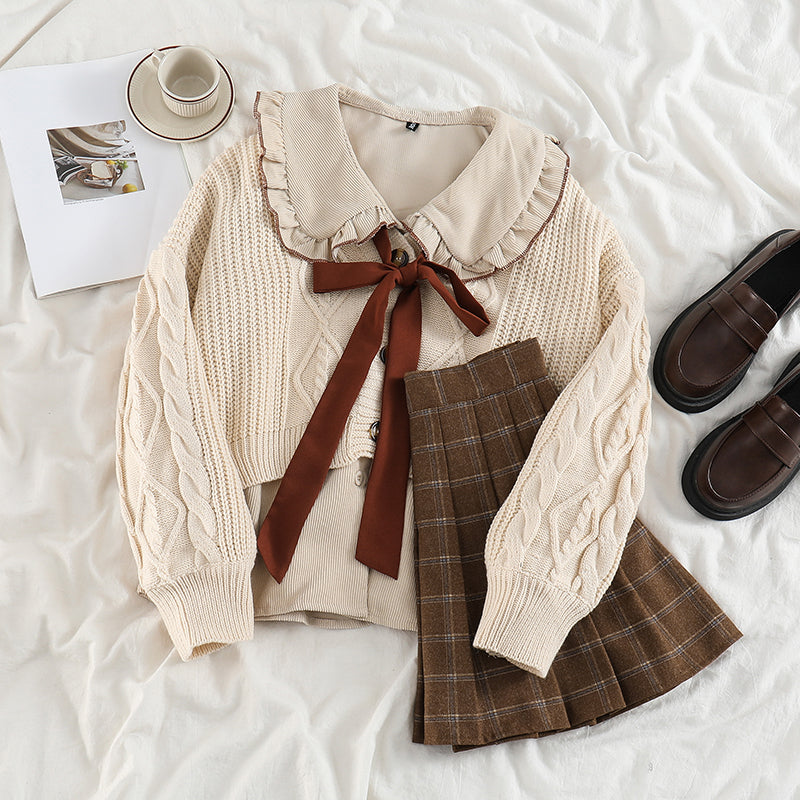 Peter Pan Collar Button Up Shirt (3 Colors)