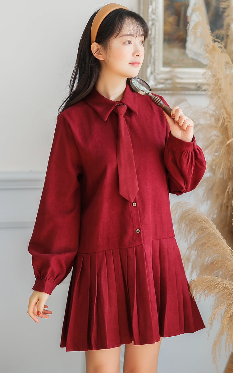 Prep School Vest & Dress Set (3 Colors)