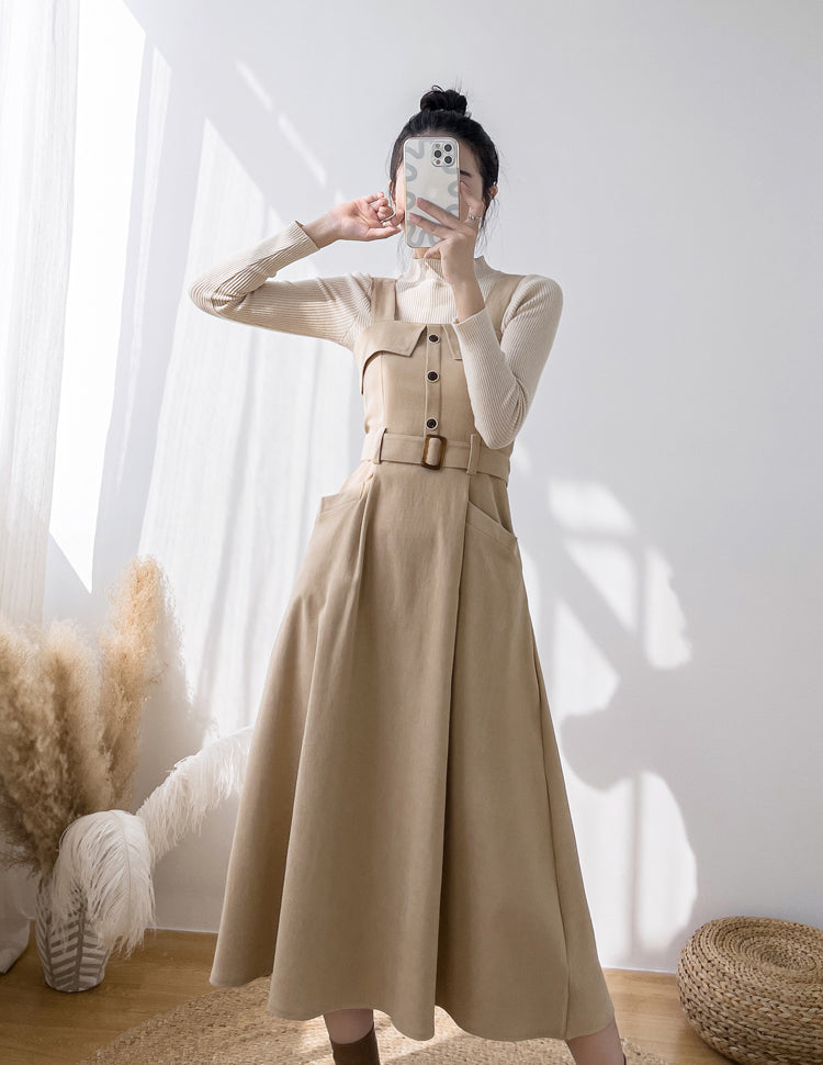 Boba Tea Midi Dress (3 Colors)