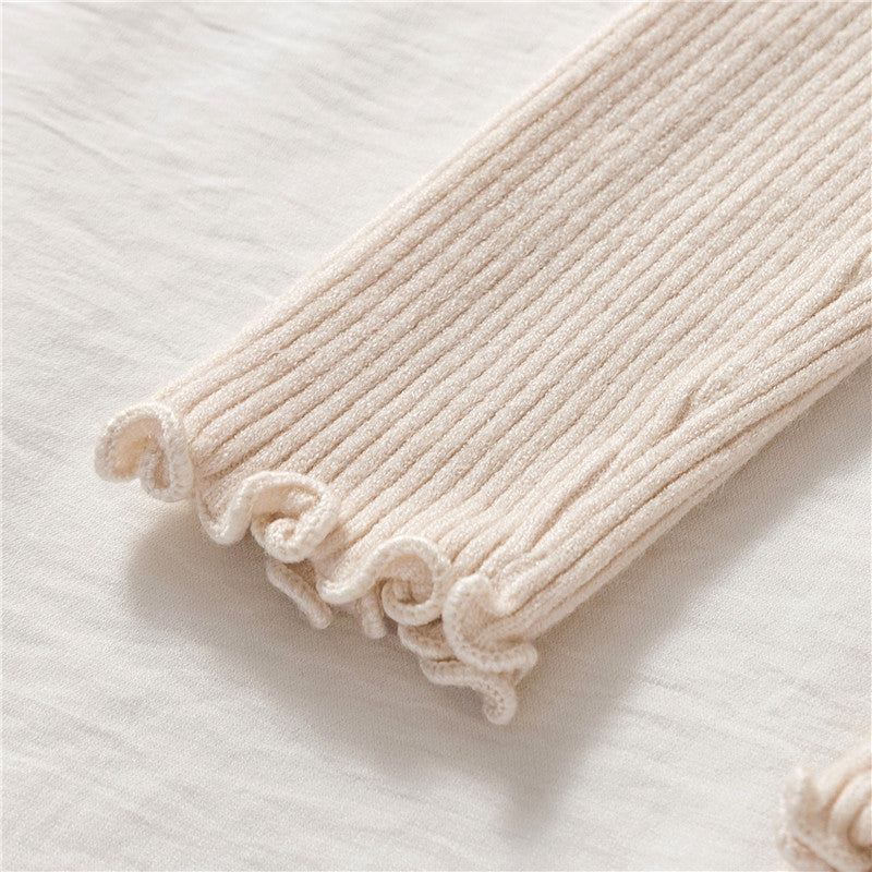 Basic Frilly Mock Neck Sweater (9 Colors)