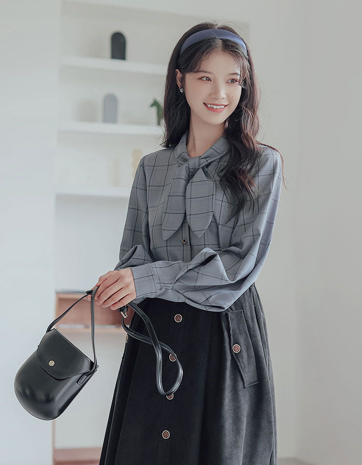 Button Up Suede Pinafore Dress (4 Colors)