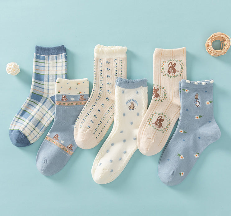 Peter Rabbit Socks Gift Box (Blue)