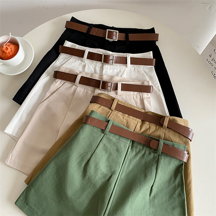 Everyday Neutrals Belted Shorts (5 Colors)