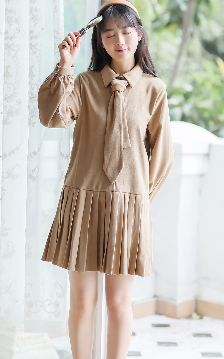 Prep School Vest & Dress Set (3 Colors)