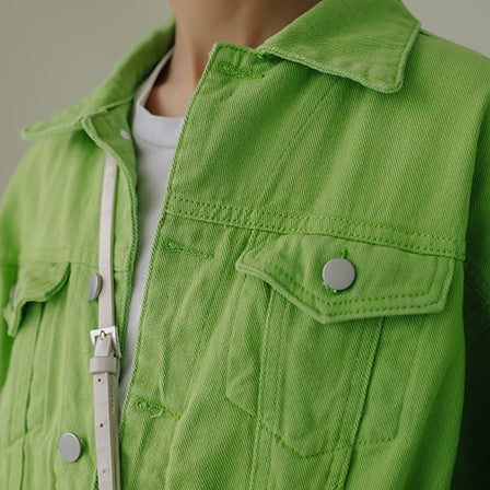 Fruity Denim Jacket (2 Colors)