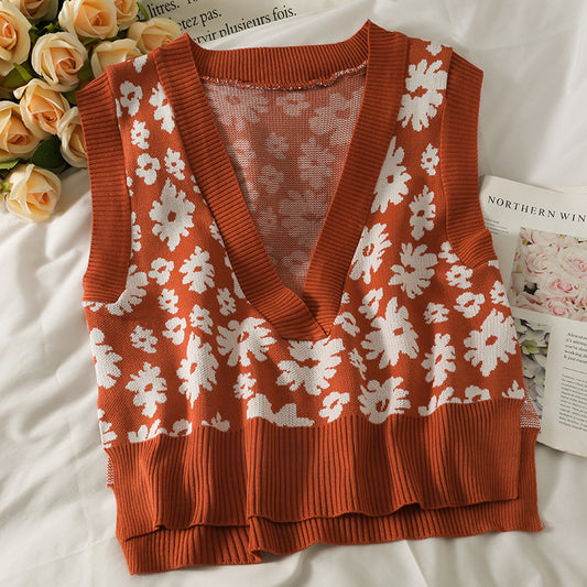 Rustic Floral Vest (2 Colors)