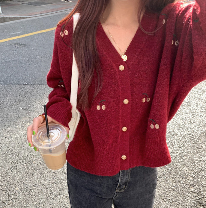 Cherry Cardigan (3 Colors)