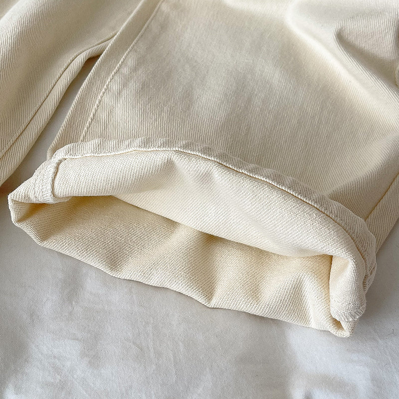 Bear Delivery Overalls (White)
