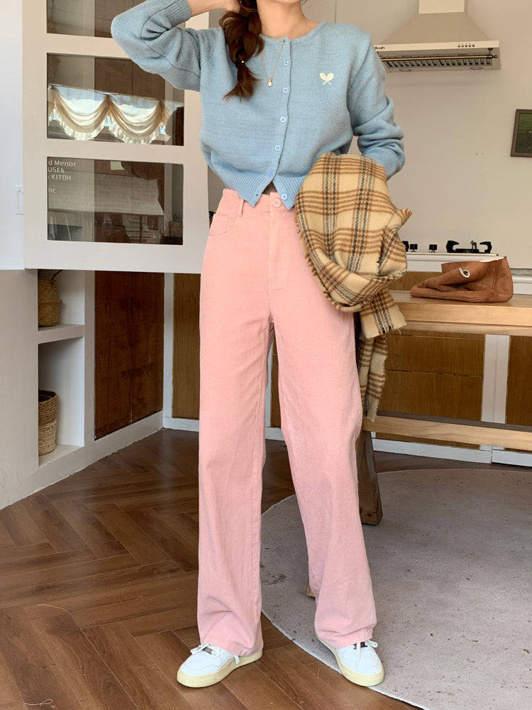 Retro Corduroy Jeans (5 Colors)