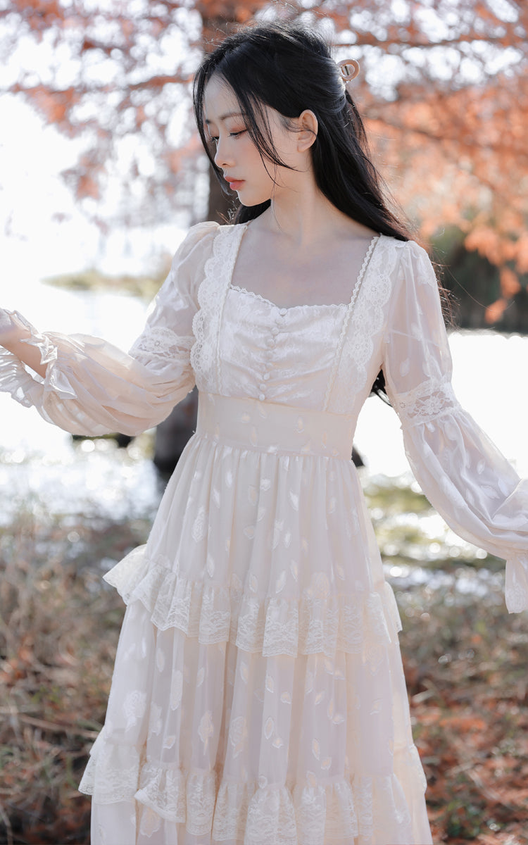 Ethereal Dreams Midi Dress (White)