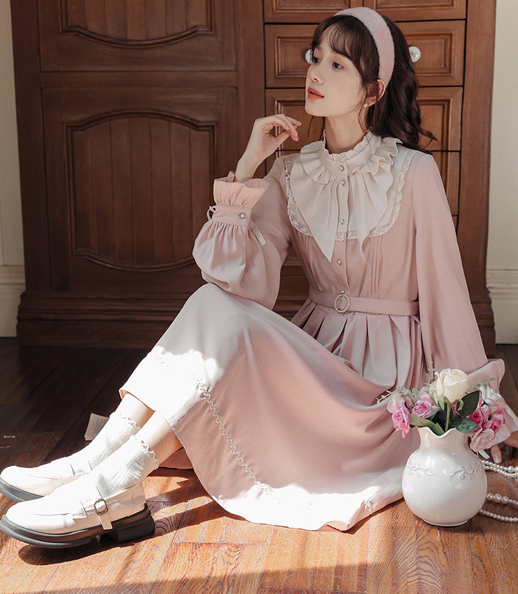 Le Chateau Midi Dress (Pink)
