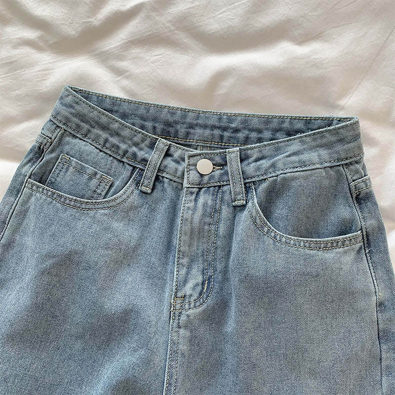 Tulip Tips Embroidered Jeans (2 Colors)