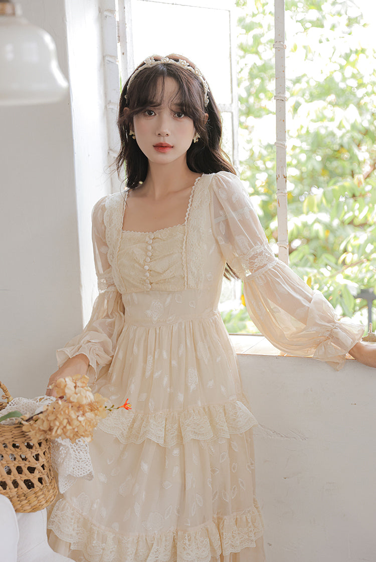 Ethereal Dreams Midi Dress (White)