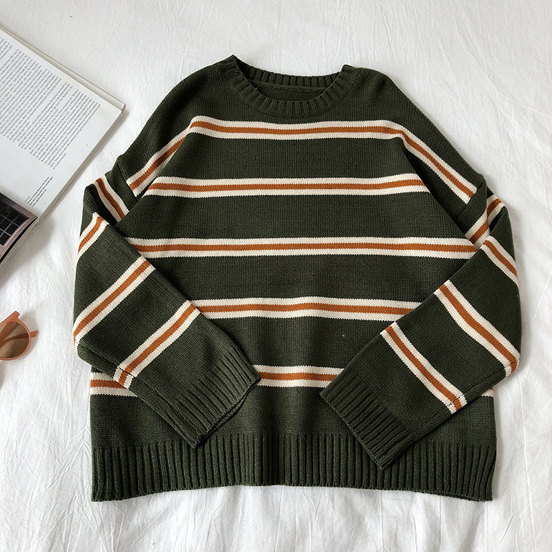 Double Stripe Sweater (5 Colors)
