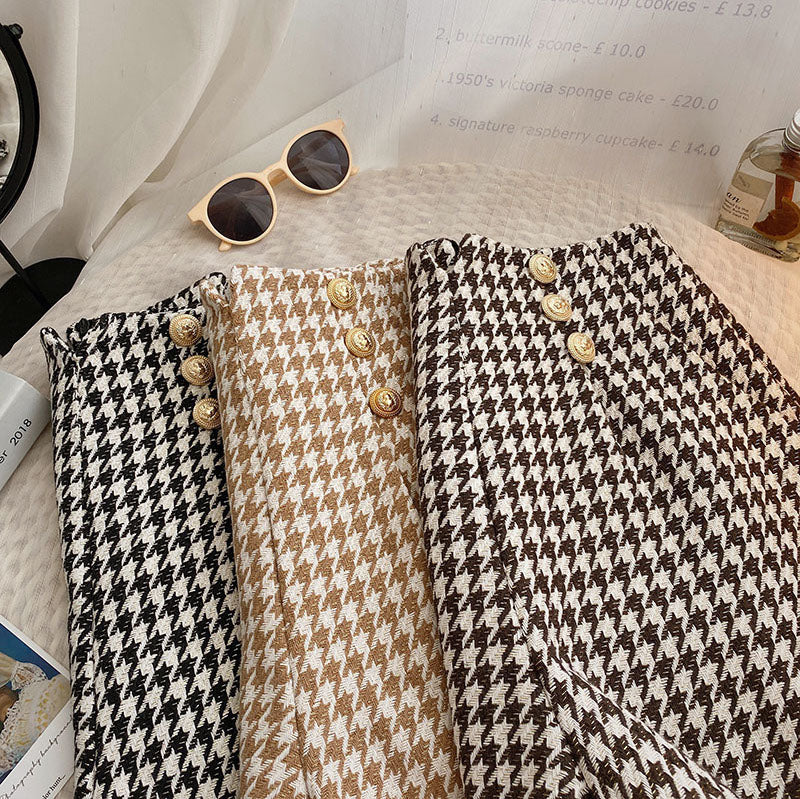 Houndstooth Tweed Shorts (3 Colors)