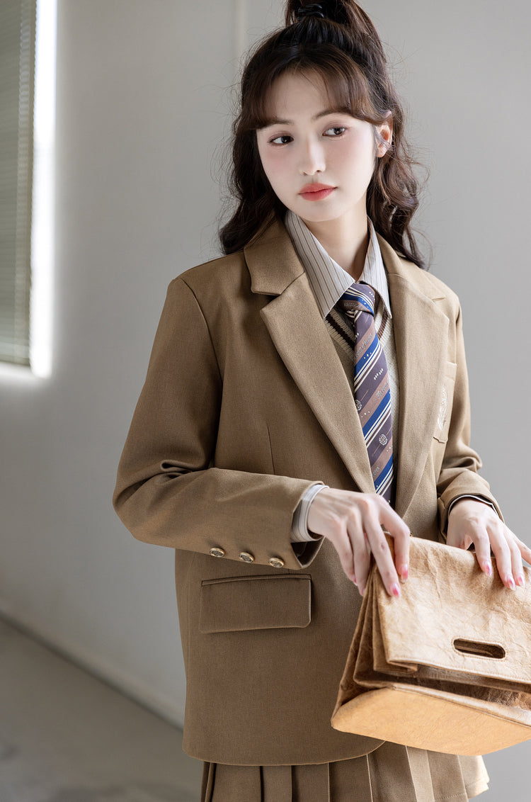 Varsity Prep Blazer (Khaki)