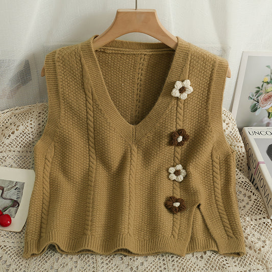 Boho Daisy Pom Pom Vest (4 Colors)