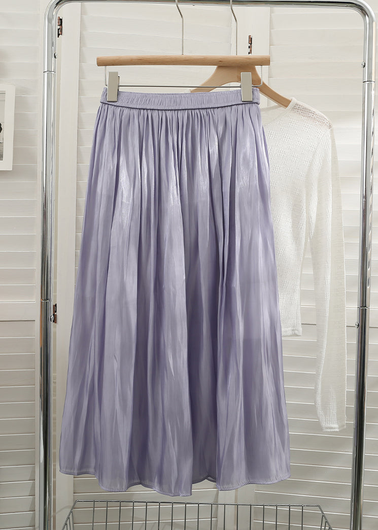 Satin Shine Midi Skirt (7 Colors)