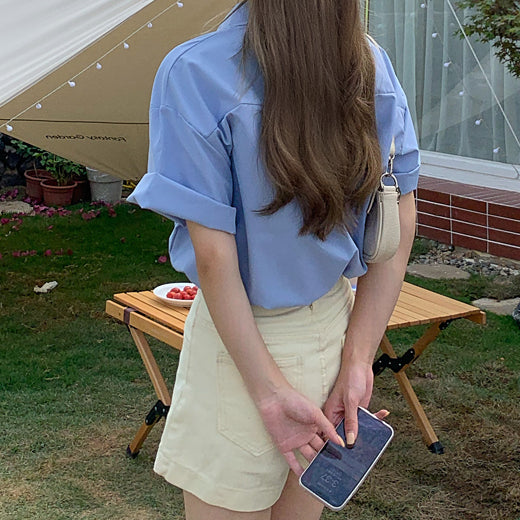 Basic Button Up Shirt (5 Colors)